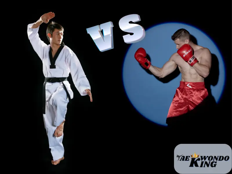 Boxer Defeat A Taekwondo Player