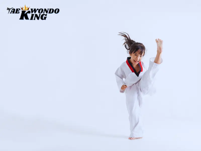 Girls Learn Taekwondo