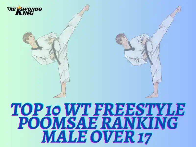 Top 10 WT Freestyle Poomsae Ranking Male Over 17 
