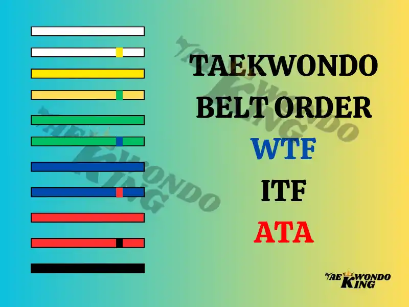 Taekwondo Ranking System and Tae Kwon Do Belts in Order, taekwondoking