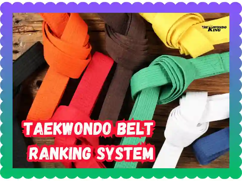 The Taekwondo Belt Ranking System: A Comprehensive Guide, taekwondoking 