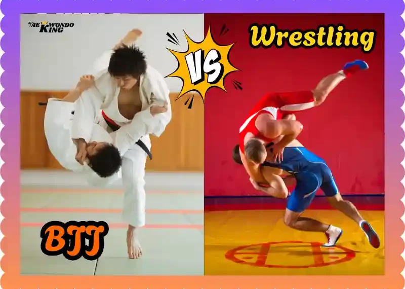 BJJ vs Wrestling: A Detailed Comparison, taekwondoking