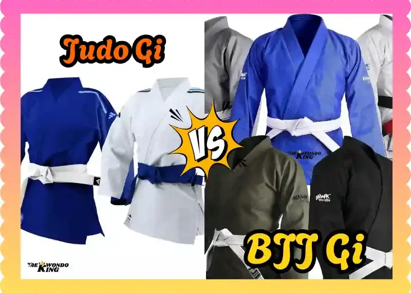 Judo Gi vs BJJ Gi: Key Differences and Insights, taekwondoking