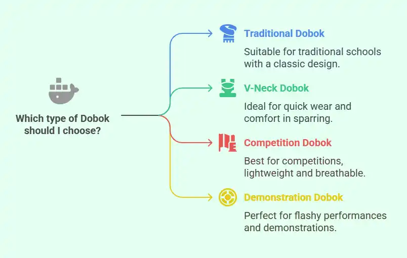 Which type of Dobok should I choose? taekwondoking