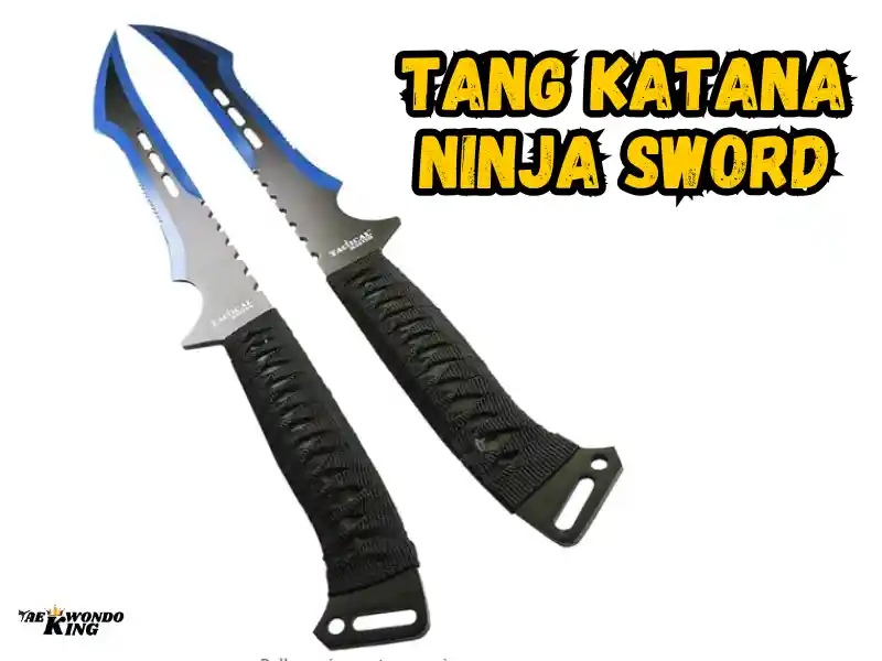 27 Twin Tactical Machete 2 Pcs Set, Ninja Sword, Full Tang Katana Twin Sword. For Collection, Gift, Camping, Outdoor Sports, taekwondoking