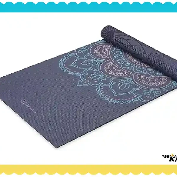 Gaiam Premium Print Yoga Mat Tested Review, taekwondoking