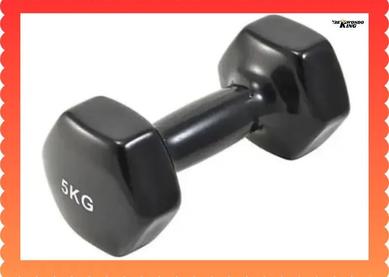 Gymnastik Vinyl Dumbbell Weight 5kg Using Review, taekwondoking