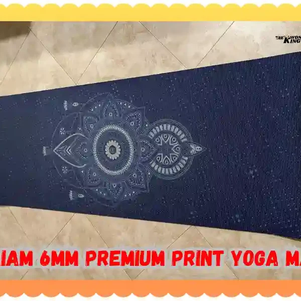 Gaiam 6mm Premium Print Yoga Mat Raw Review