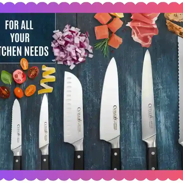 Cutluxe 8 Pcs Knife Set: Essential Kitchen Tools