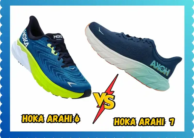 My Tested Honest Review: Hoka Arahi 6 vs 7, taekwondoking